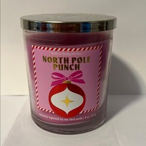 Bath & Body Works North Pole Punch Candle - Purple